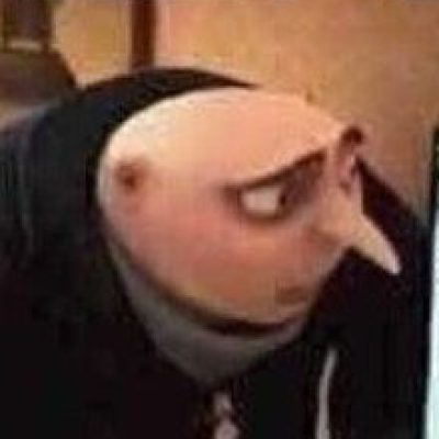 Gru is sad